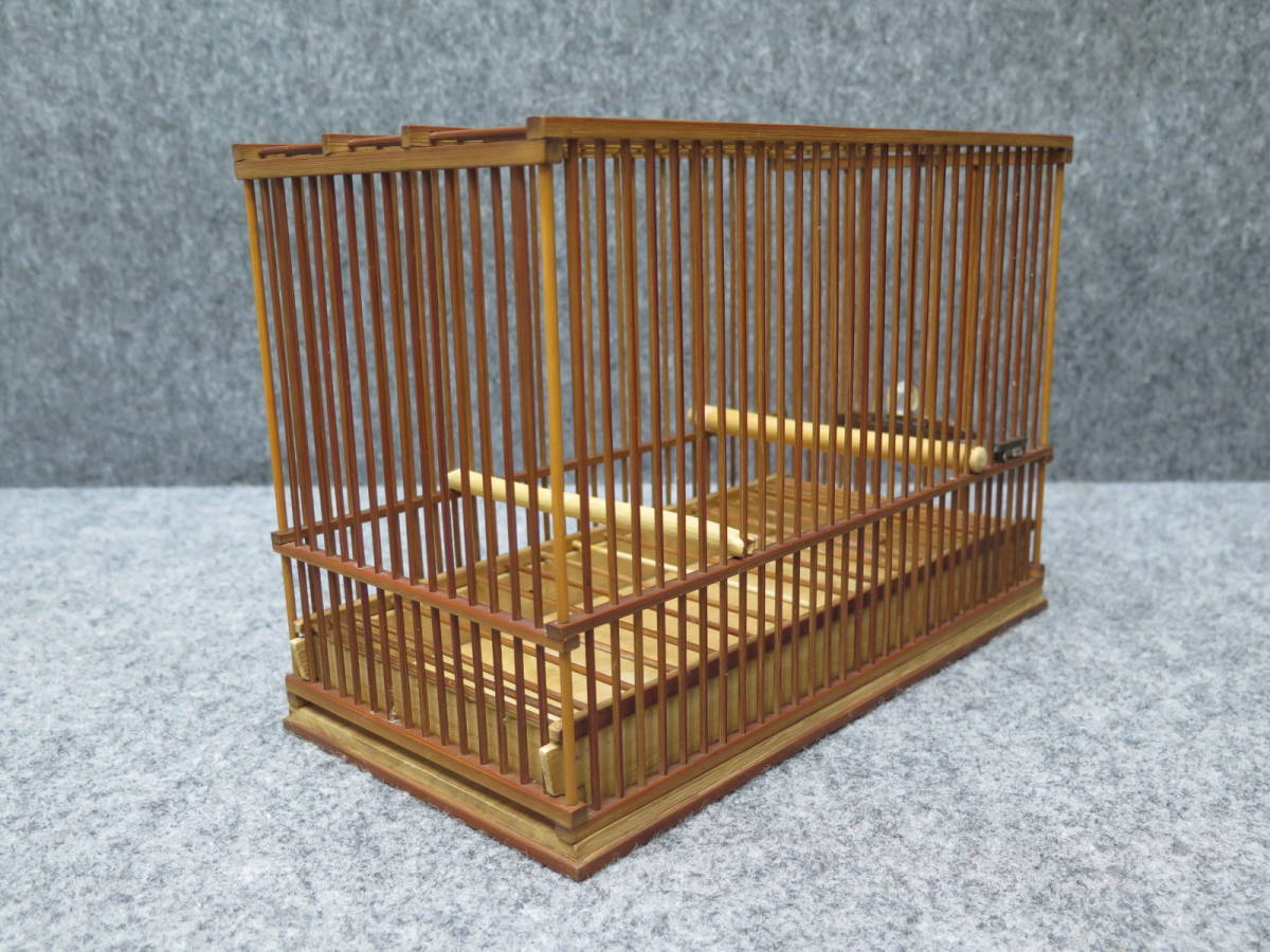 *(A)mejiro.. box nest box bird cage 3 entering [ present condition goods ]
