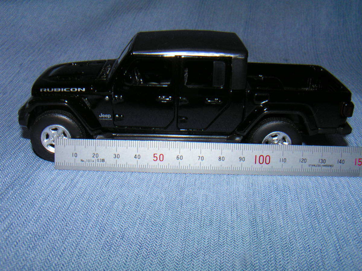 .1/32 ダイキャストミニカー Jeep Rubicon Gladiator ジープ グラディエーター 黒_画像7