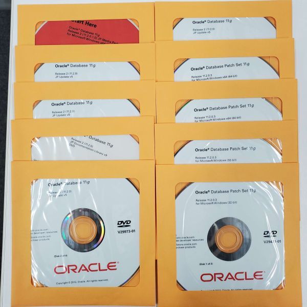 @T0116 Oracle Database 11g Release 2 (11.2.0.1.0) JP Media Pack for Microsoft Windows x64 (64-bit)_画像2