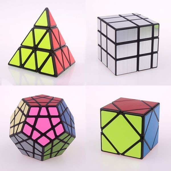  special. puzzle Pyramidcube Magic Speed Cube Professional set Megamin megaminxed white SN1