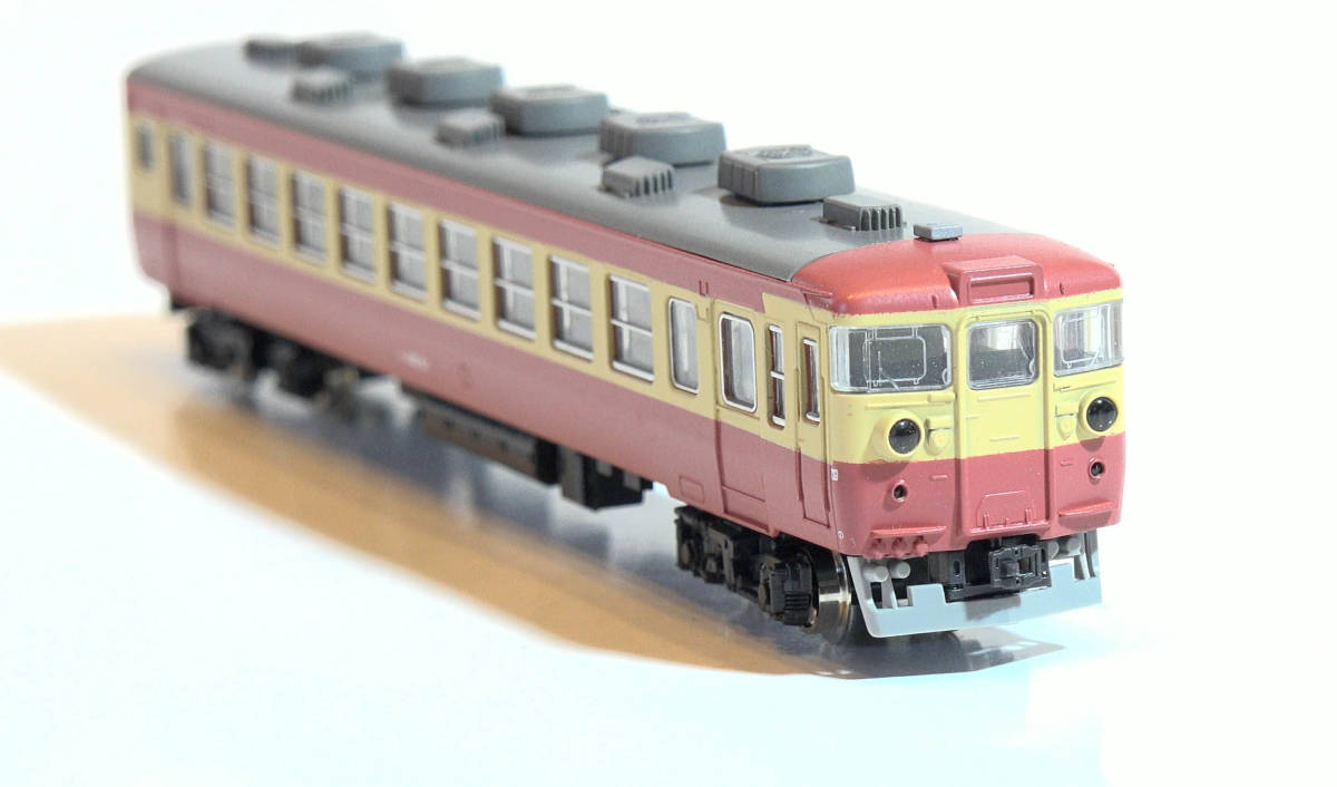 【T24P09】KATO「クハ455」ケースなし動力なし　457系急行形電車　中古Nゲージ　ジャンク[D11J42]_画像6