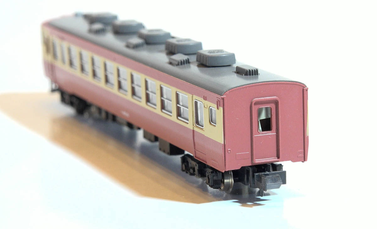 【T24P09】KATO「クハ455」ケースなし動力なし　457系急行形電車　中古Nゲージ　ジャンク[D11J42]_画像7