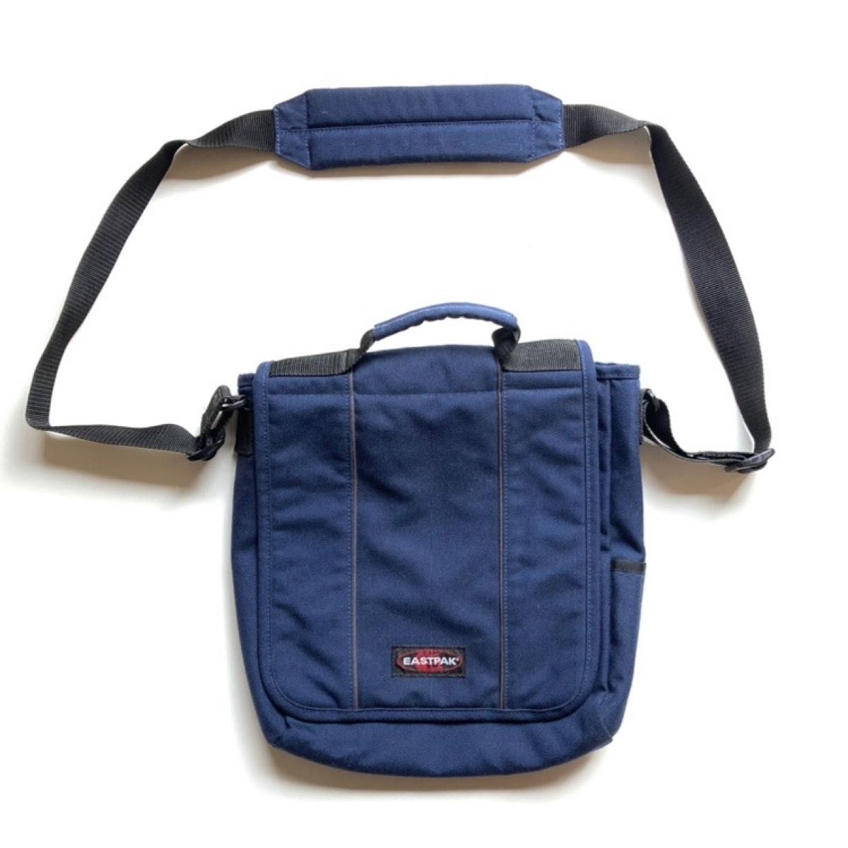 00s EASTPAK イーストパック メッセンジャー ショルダーバッグ　アウトドア　キャンプ　ネイビー