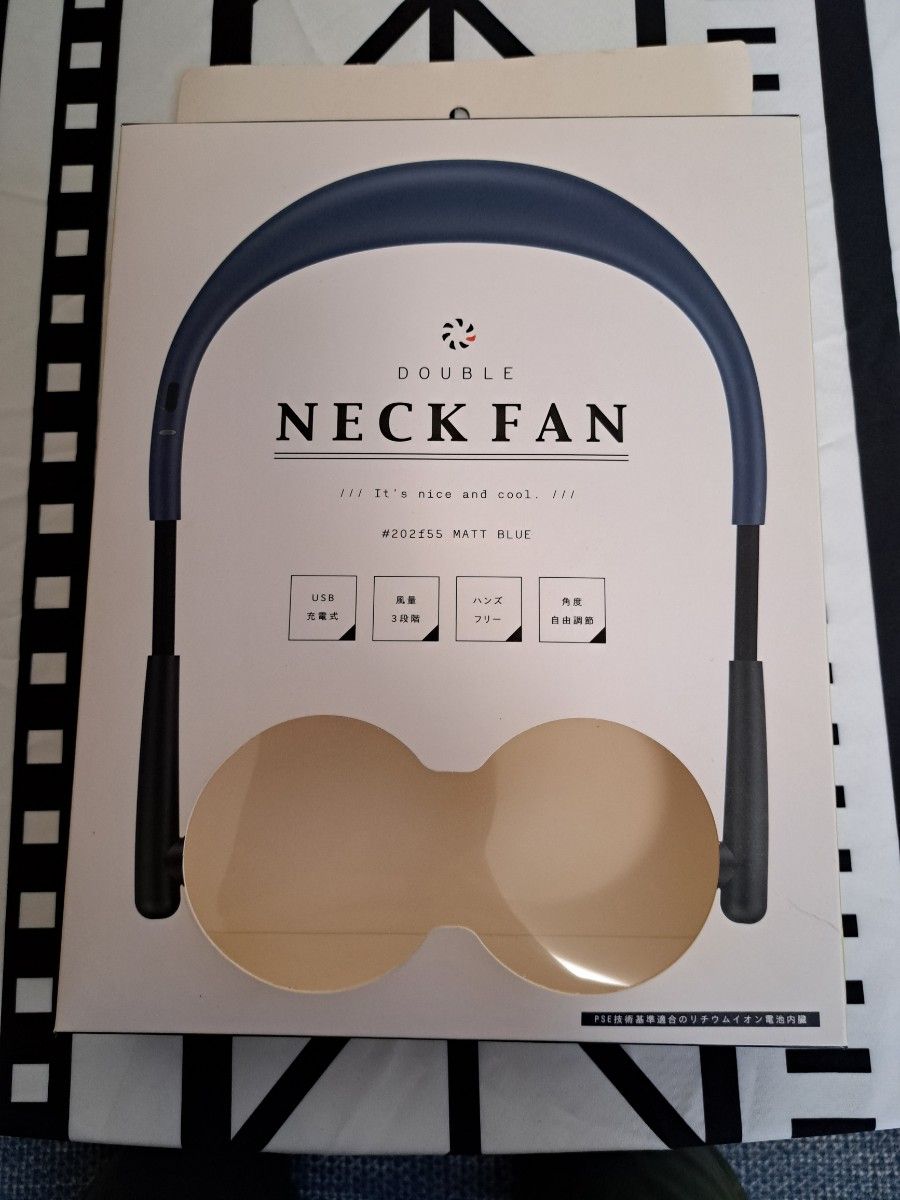 【新品セールお買い得☆早い者勝ち】DOUBLE NECKFAN(ケース、取説付き)