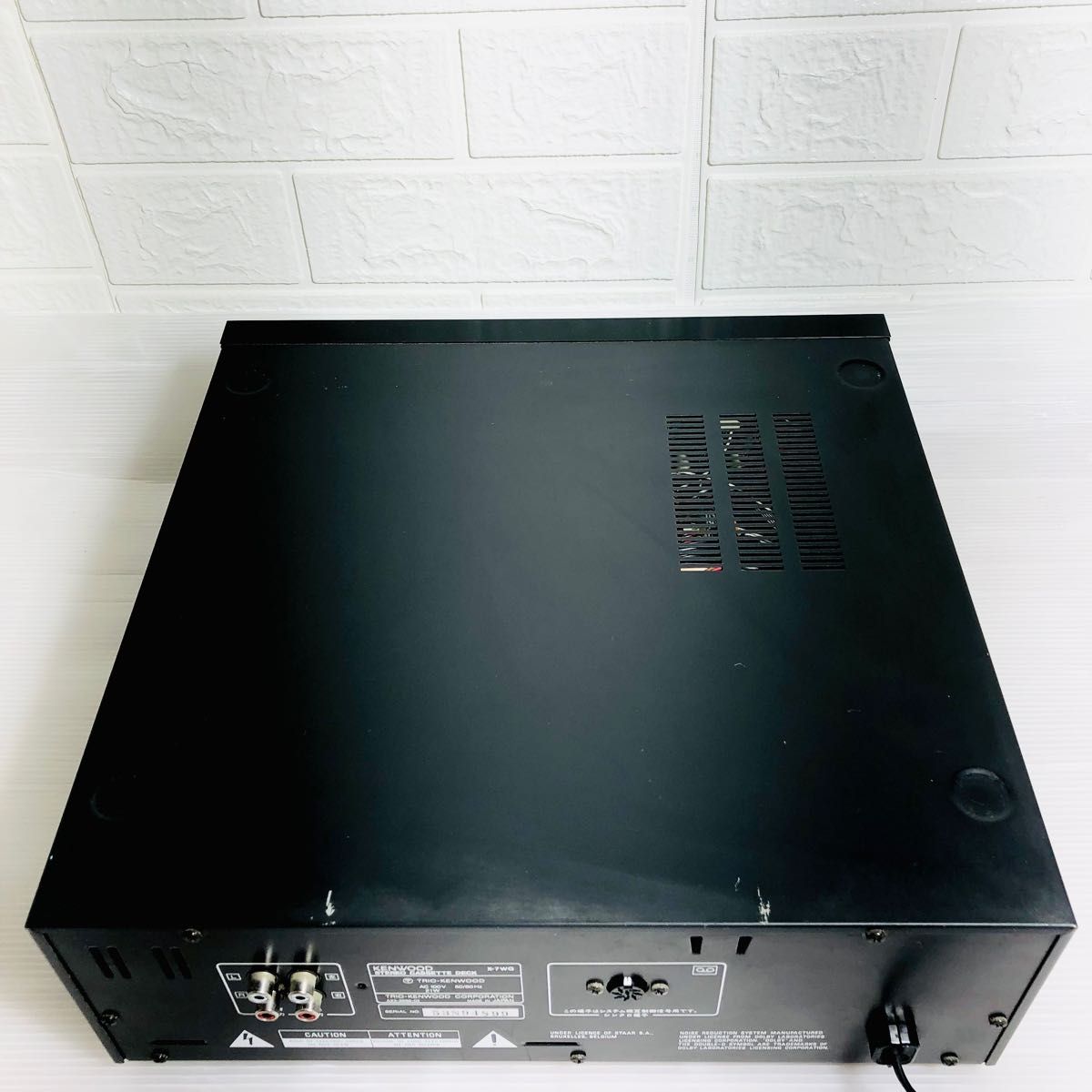 ☆動作品☆ KENWOOD X-7WG ダブルカセットデッキ