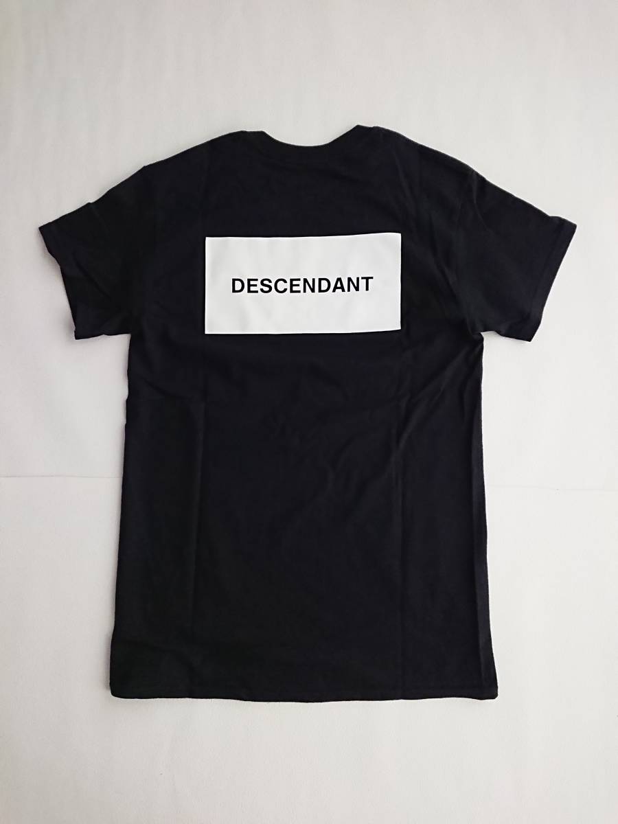 DESCENDANT ディセンダント ボックスロゴ Tシャツ ブラック S ロンハーマン RON HERMAN RHC