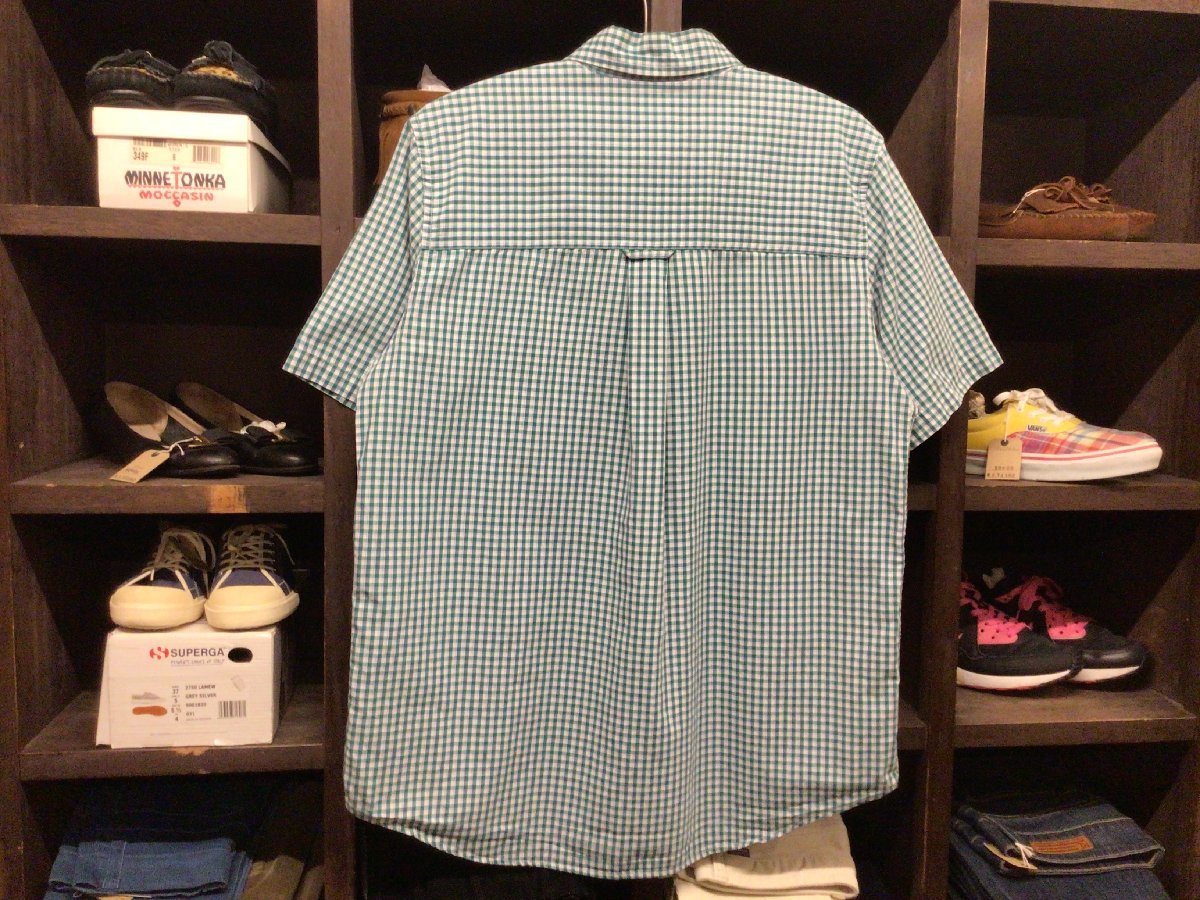 CHAPS B.D CHECK SHIRT RALPH LAUREN SIZE M チャップス ボタンダウン チェック 半袖 シャツ ラルフ ローレン_画像2