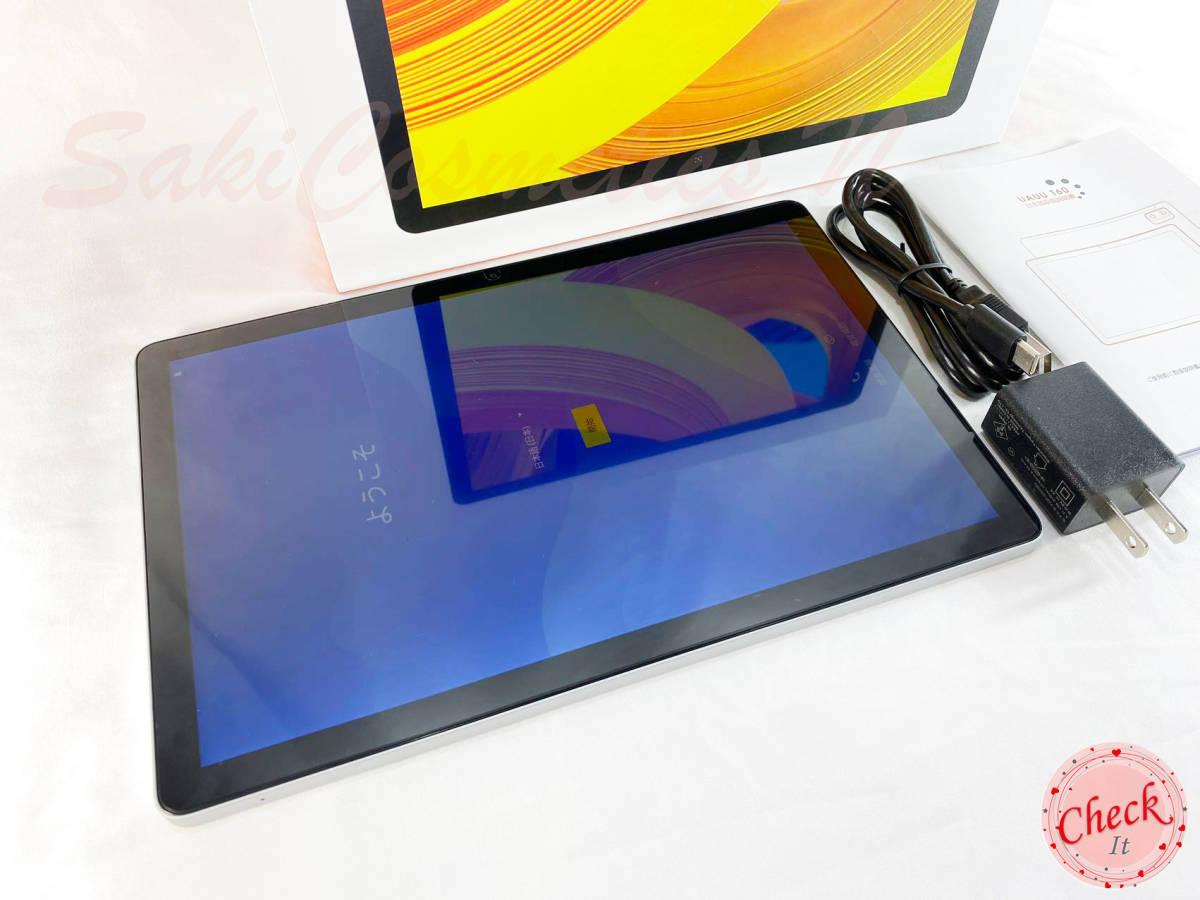 最新版10インチタブレット》UAUU(ユアユー)T60 シルバー 付属品完備