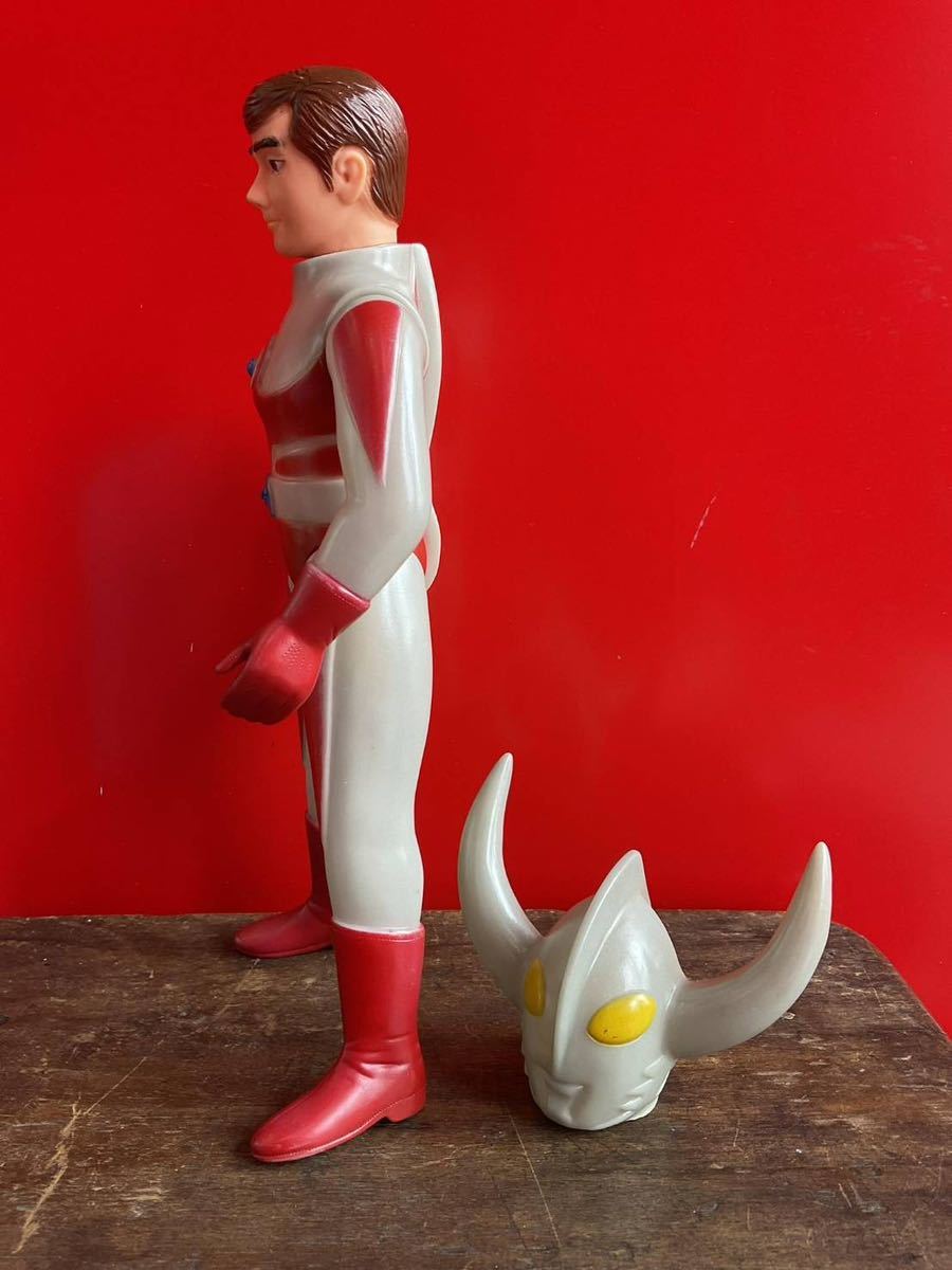 ブルマァク ☆ウルトラマン☆ウルトラの父☆面取れ☆ソフビ☆当時物 ブルマァク ☆ウルトラマン☆ウルトラの父☆面取れ☆ソフビ☆当時物