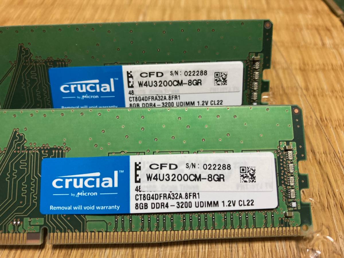 Crucial CFD W4U3200CM-8GR 8GB x 2 16GB_画像1