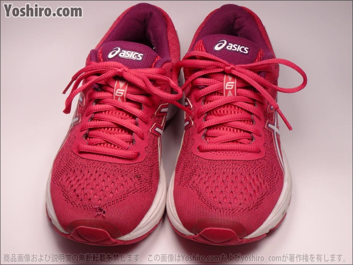  tube LS086* used /24cm* Asics ASICS GT-1000 6 running shoes rose pink T7A9N*../ gel cushion 