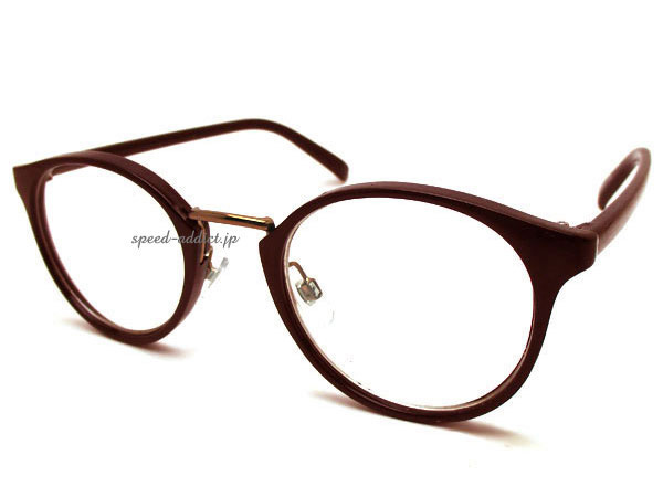 GOLD BRIDGE BOSTON SUNGLASS BROWN × CLEAR/ゴールドブリッジボストンサングラスブラウン定番人気クラシカルレトロトラッド伊達メガネ