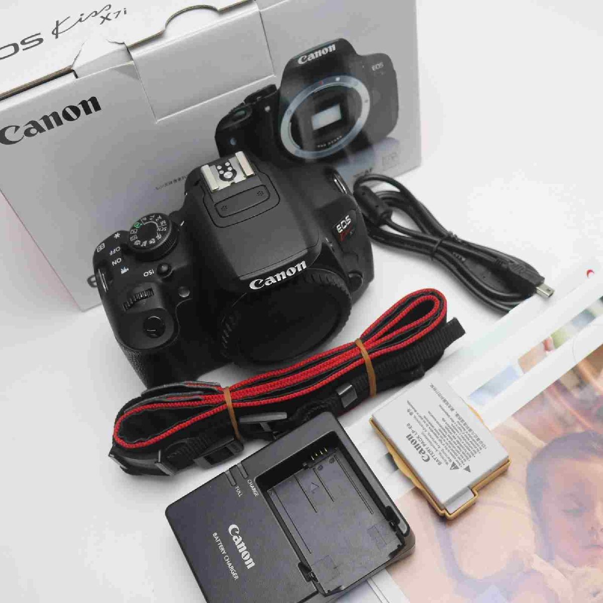 超美品 EOS Kiss X7i ブラック 即日発送 デジタル一眼 Canon 本体 あす