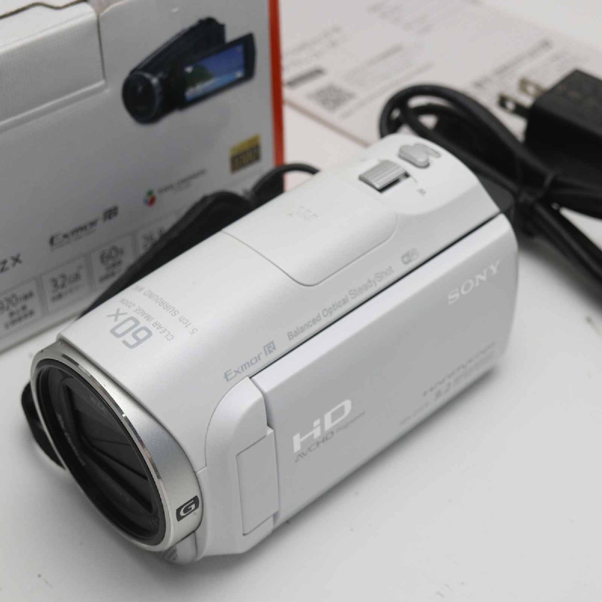 美品 HDR-CX670 ホワイト 即日発送 デジタルビデオカメラ SONY 本体
