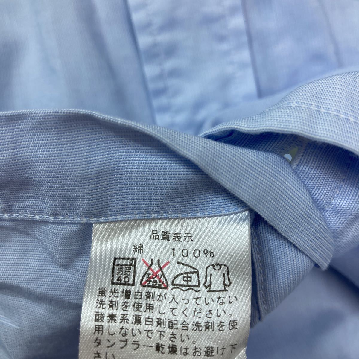 242 Maker's Shirt鎌倉 半袖 ボタンダウンシャツ Xinjiang100 春夏 オフィス カジュアル ワイシャツ 日本製 メンズ サイズM 30718Lの画像4
