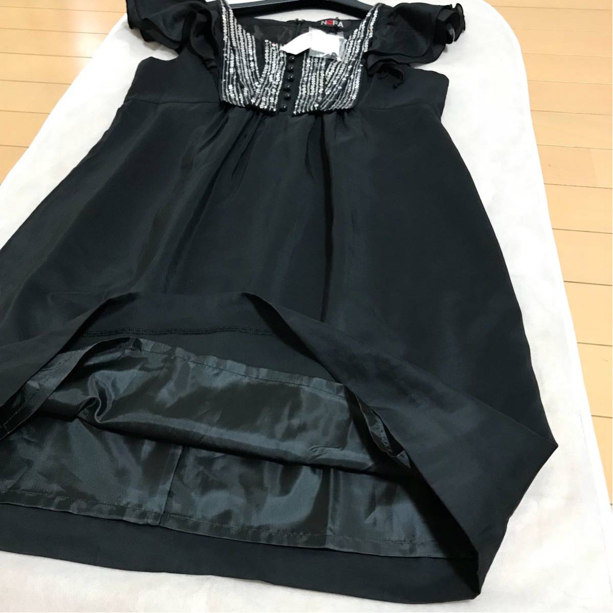 PayPayフリマ｜定価19 800円 新品 NORA ワンピース ドレス 黒ブラック 