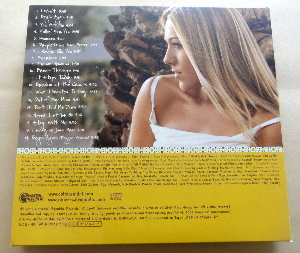 Colbie Caillat / Breakthrough Deluxe Version CD 　コルビー・キャレイ_画像2