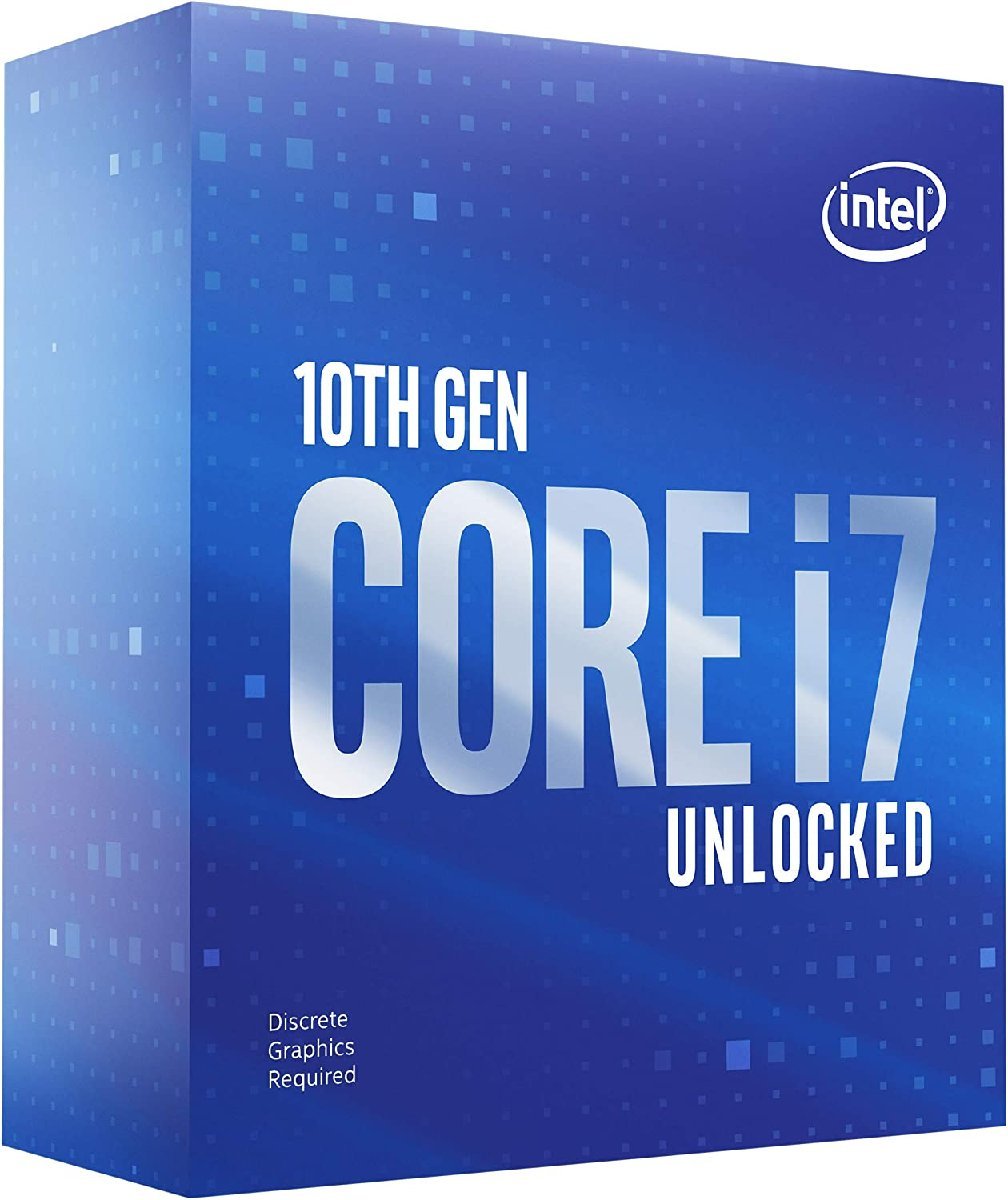 中古品)INTEL 第10世代CPU Comet Lake-S Corei7-10700KF 3.8GHz 8C