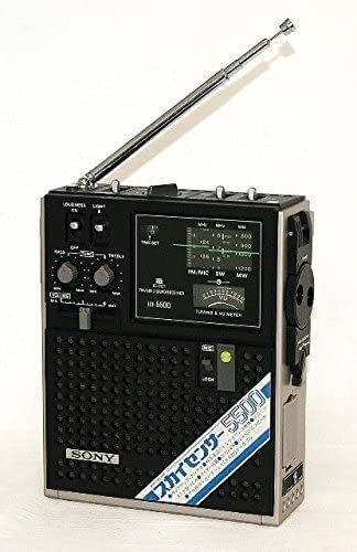 (中古品)SONY ソニー　ICF-5500　スカイセンサー　3バンドレシーバー　FM/MW/SW（BC