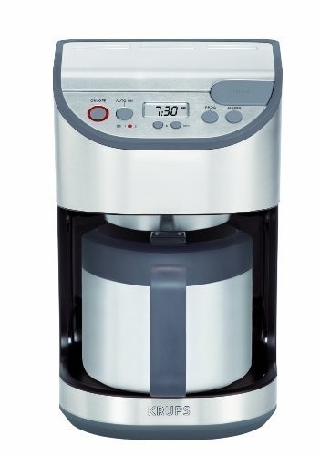 (中古品)KRUPS KT611 Precision Programmable Thermal Carafe Coffee Maker Machine