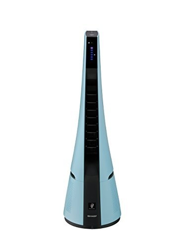 (中古品)SHARP プラズマクラスター搭載 スリムイオンファン ブルー系 PF-HTC1-A