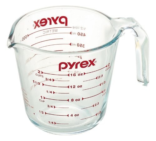 (中古品)PYREX メジャーカップ 500ml CP-8508