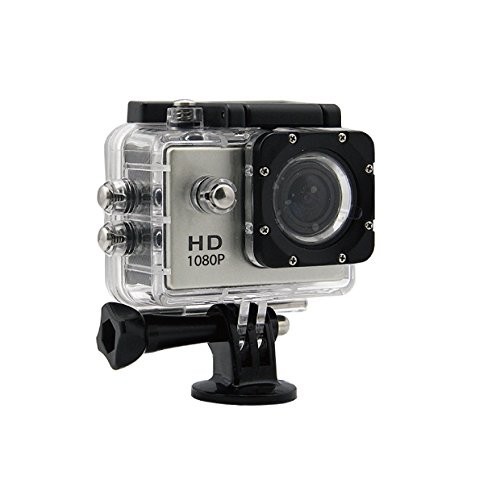 最新な (中古品)IPM ipmy6lフルHD 1080p防水スポーツカメラアクションカメラ(シルバー) スマートウォッチ本体