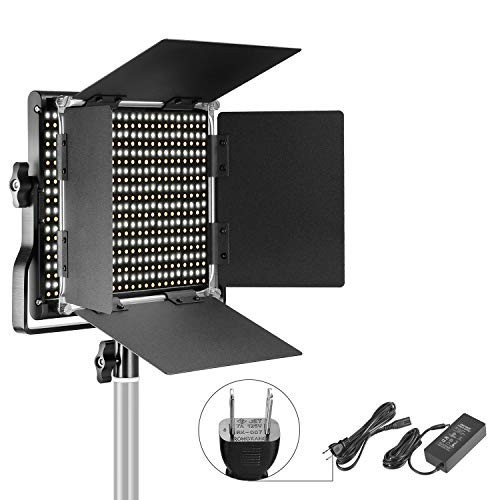 (中古品)Neewer 調光可能な二色660 LEDビデオライト 耐久性のあるメタルフレーム、