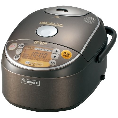 安価 (中古品)ZOJIRUSHI メタリックブラウン NP-NC10-TC 【5.5合炊き