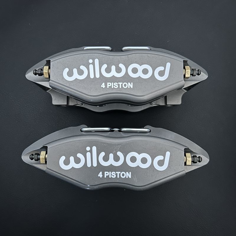 Wilwood Powerlite(4 pot caliper ) brake kit Nissan March Nismo S(K13 modified ) for front 1 set new goods unused 