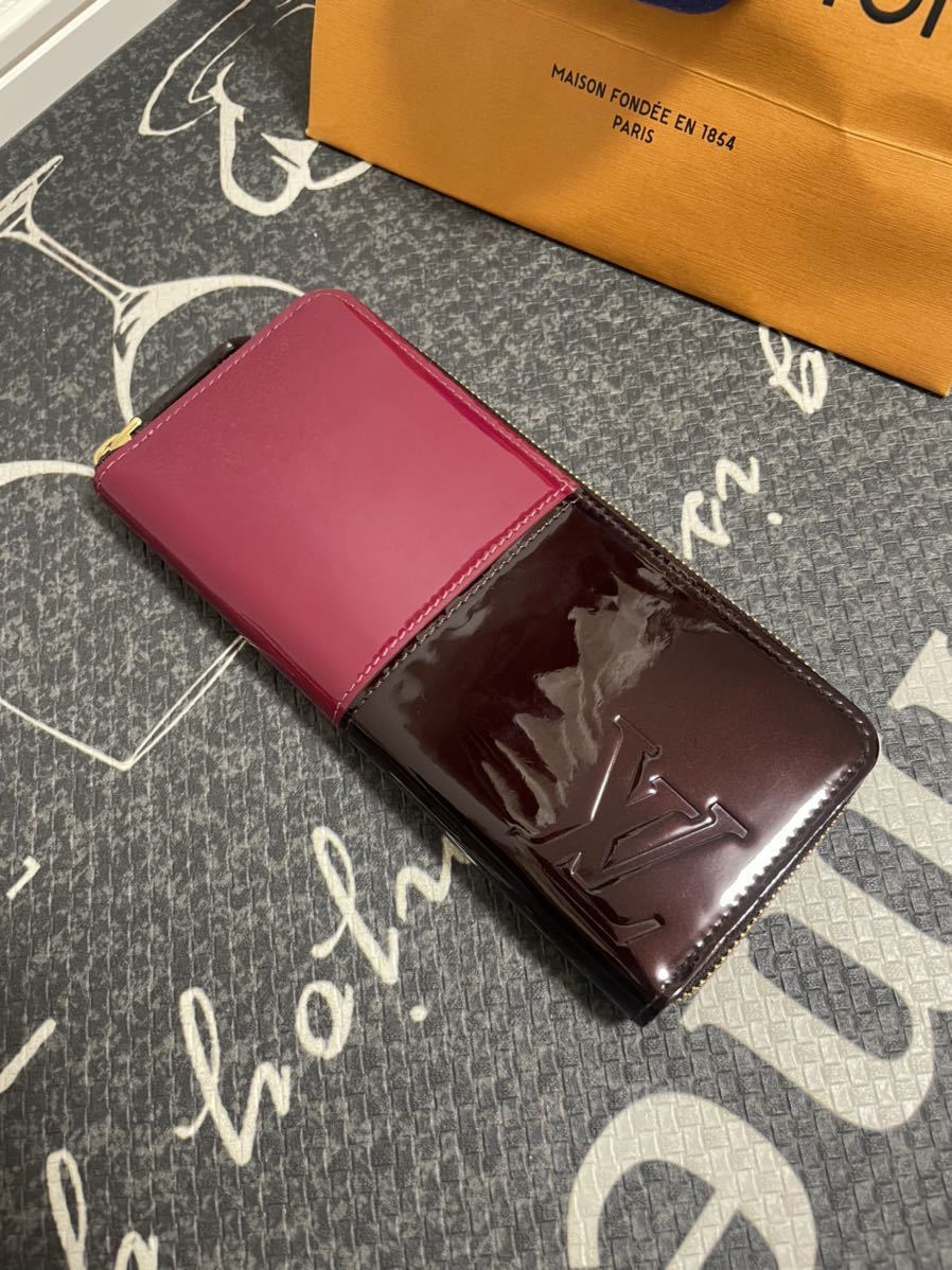 ルイヴィトン ヴェルニ ポルトフォイユ ミロワール 長財布 M64403
