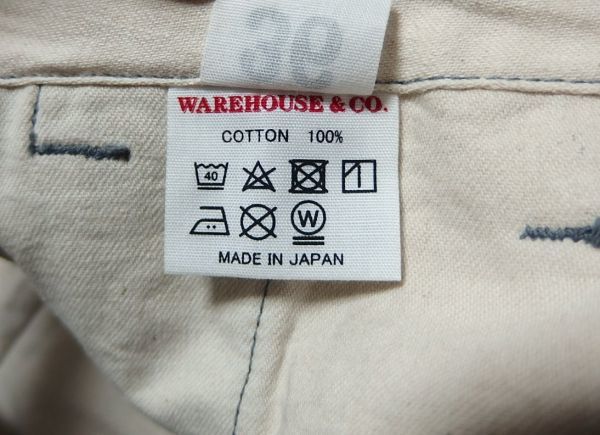 WAREHOUSE ウエアハウス Lot 1204 CHINO SHORTS チノ ショーツ ショート パンツ W36_画像6