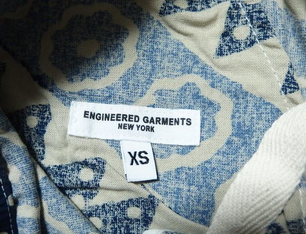 Engineered Garments エンジニアードガーメンツ Long Beach Short Batik Diagonal St. ロング ビーチ ショーツ ショート パンツ XS 総柄の画像7