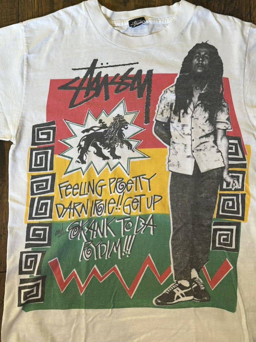 美品 OLD STUSSY ボブマーリー bob marley Tシャツ Lサイズ 新品