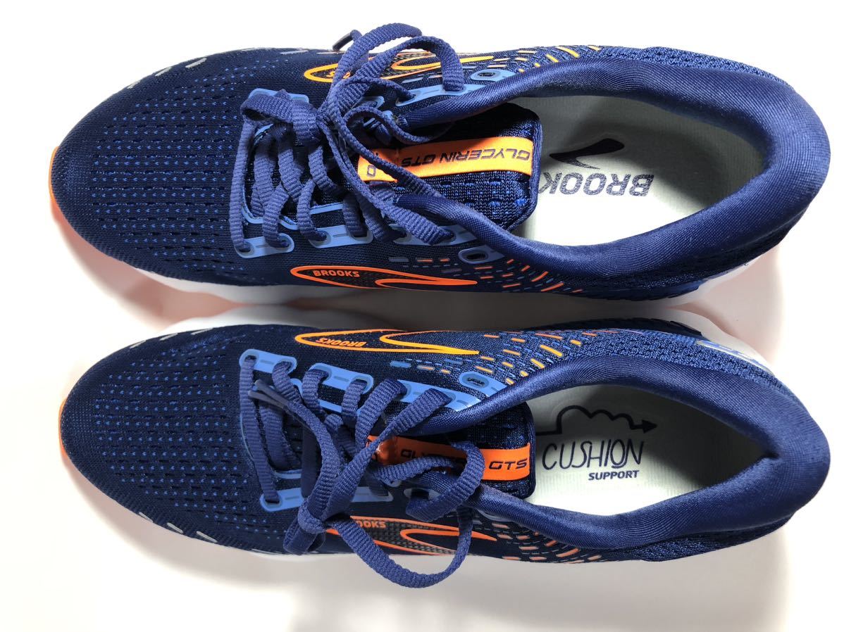 未使用品 ブルックス グリセリン20 ネイビー BROOKS Glycerinの画像3