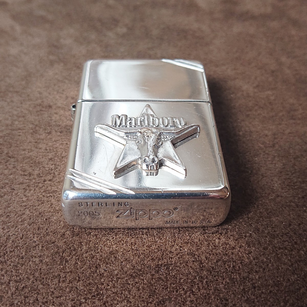 マルボロ 希少非売品 2005 ロングホーンスターリングシルバー製 マルボロ 希少非売品 2005 ロングホーンスターリングシルバー製