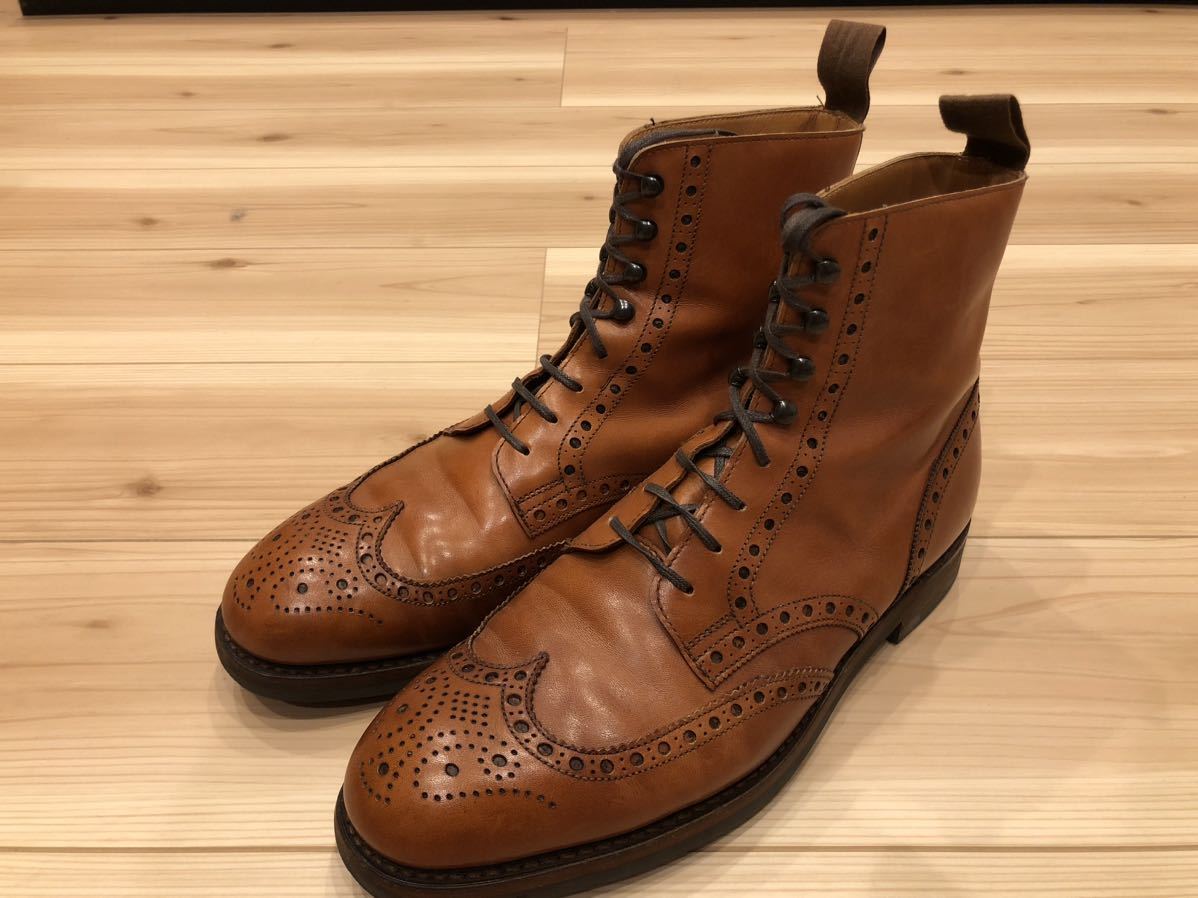 シューツリー付属 トレーディングポスト別注 クロケット&ジョーンズ Crockett&Jones Skye スカイ 7 1/2