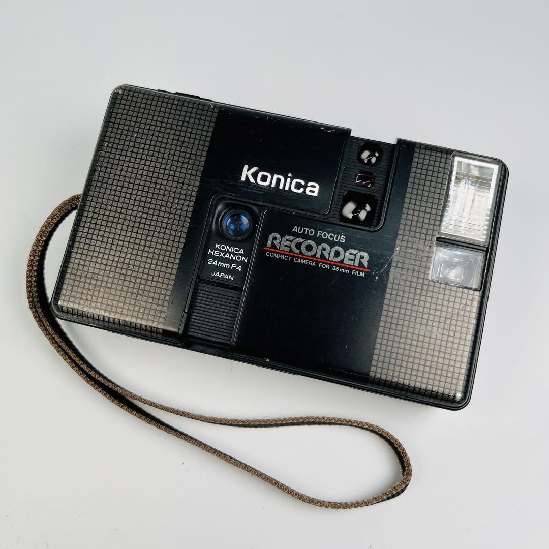 1円スタート】Konica RECORDER コンパクトフィルムカメラ コニカ