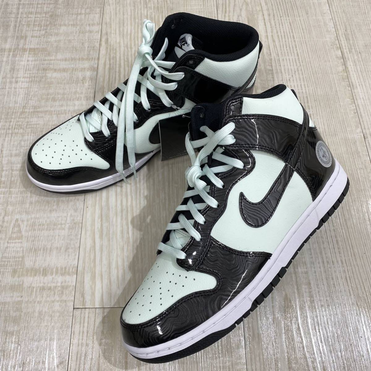 21ss 新品 NIKE DUNK HIGH NBA ALL STAR 2021 ナイキ ダンク ハイ オールスター BARELY GREEN / BLACK / WHITE DD1398-300 27.5cm (71_画像2