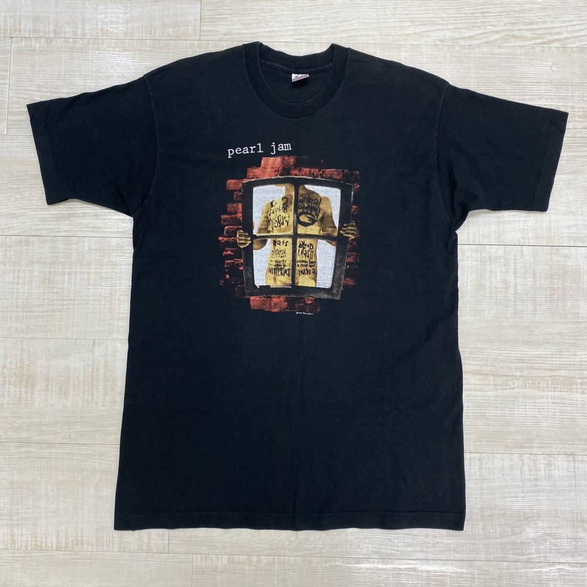 Yahoo!オークション - 90s 1993 Vintage PEARL JAM WINDOW PAIN Yahoo!オークション - 90s 1993 Vintage PEARL JAM WINDOW PAIN