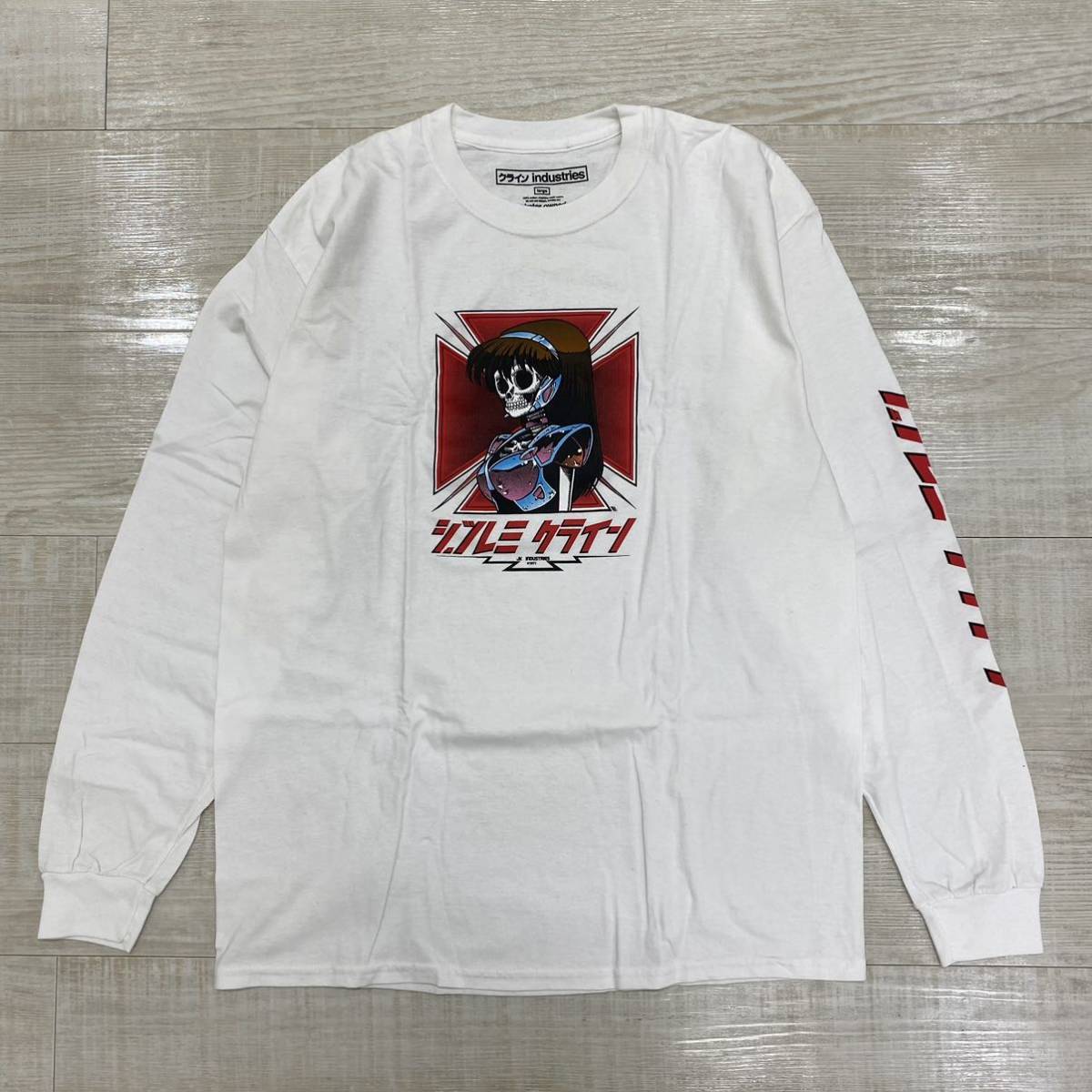 新品 ジェルミクライン Jeremy Klein ドリーム ガール ロングスリーブ Tシャツ ロンT ロゴ クライン Industries DREAM GIRL L/S TEE L (71_画像1