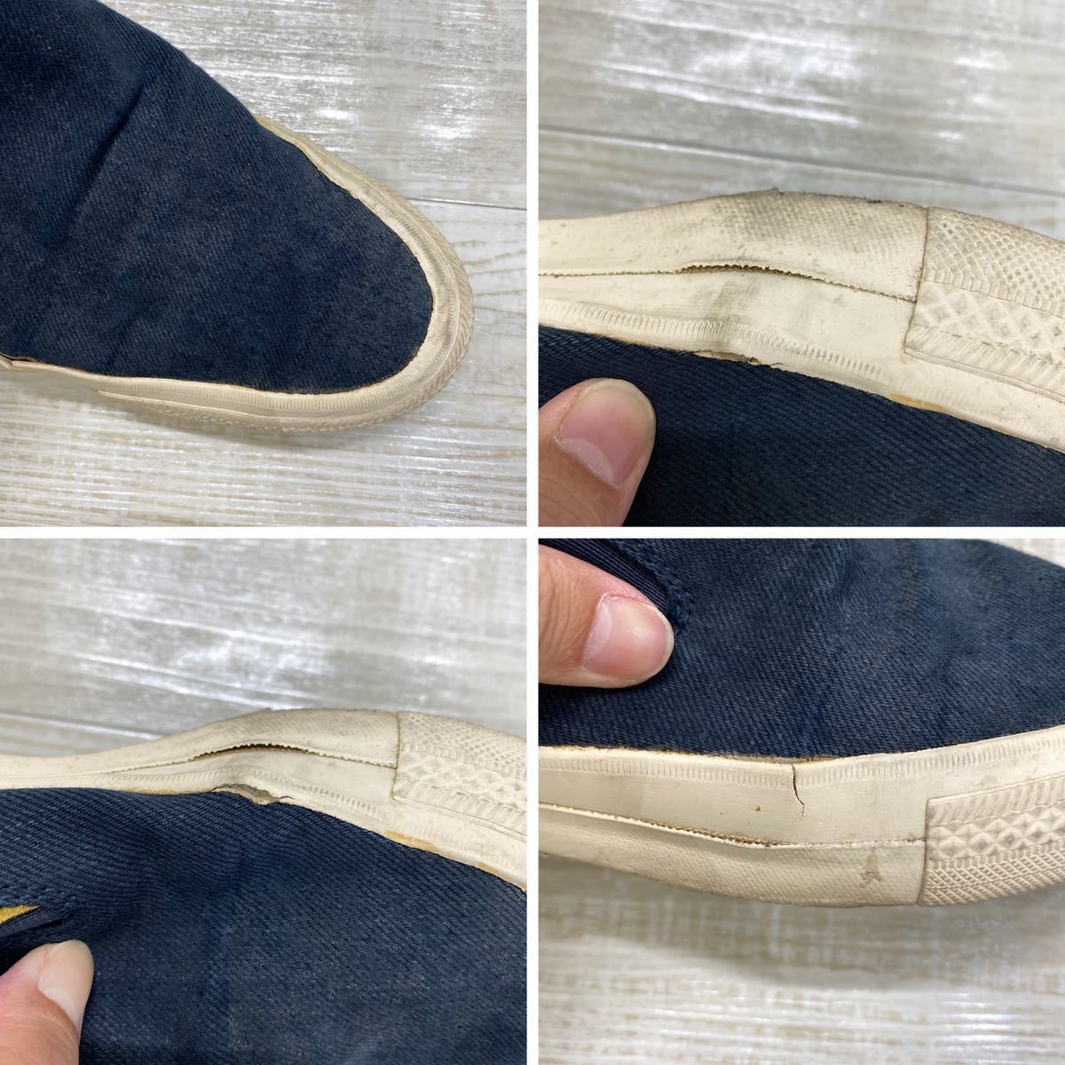 visvim SKAGWAY SLIP-ON F.I.L. ビスビム ヴィズヴィム スカグウェイ スリッポン スニーカー シューズ ネイビー 系 サイズ 8 (71_画像8