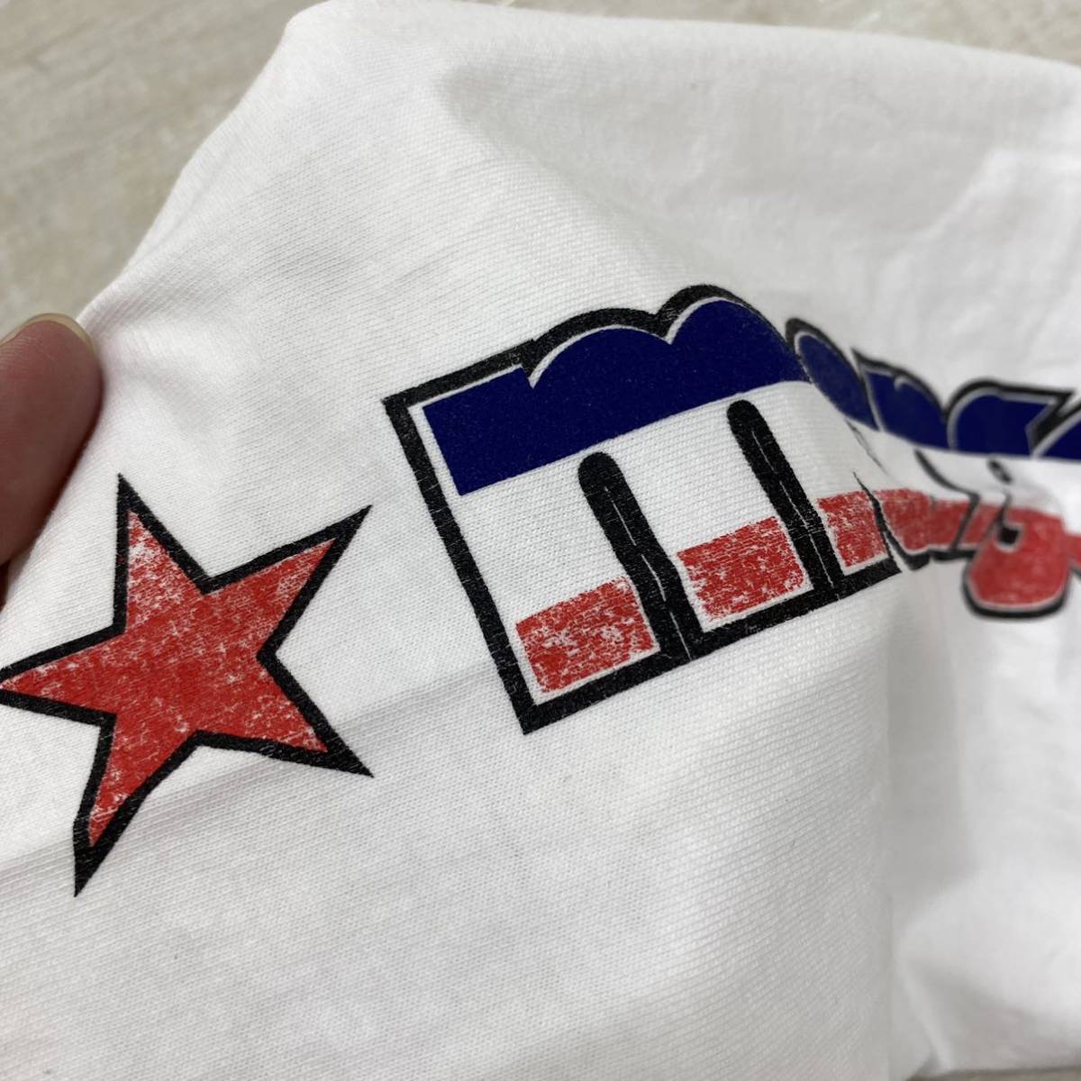 希少 Mongoose USA Winners’ Choice Long Sleeve マングース ロンT Jerry Lorenzo ジェリー ロレンゾ 着用 White w/ Red & Blue XL (71_画像7