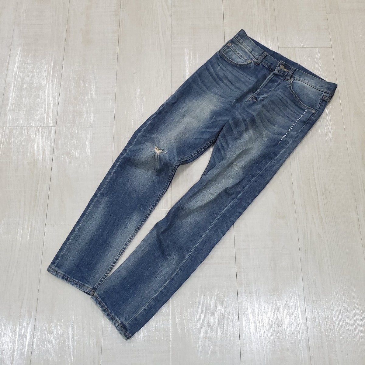 割引 APPLEBUM アップルバム kate slim stretch denim Pants damage 2020802 ストレッチ デニム パンツ ダメージ ジーンズ サイズ S Sサイズ 割引 APPLEBUM アップルバム kate slim stretch denim Pants damage 2020802 ストレッチ デニム パンツ ダメージ ジーンズ サイズ S Sサイズ