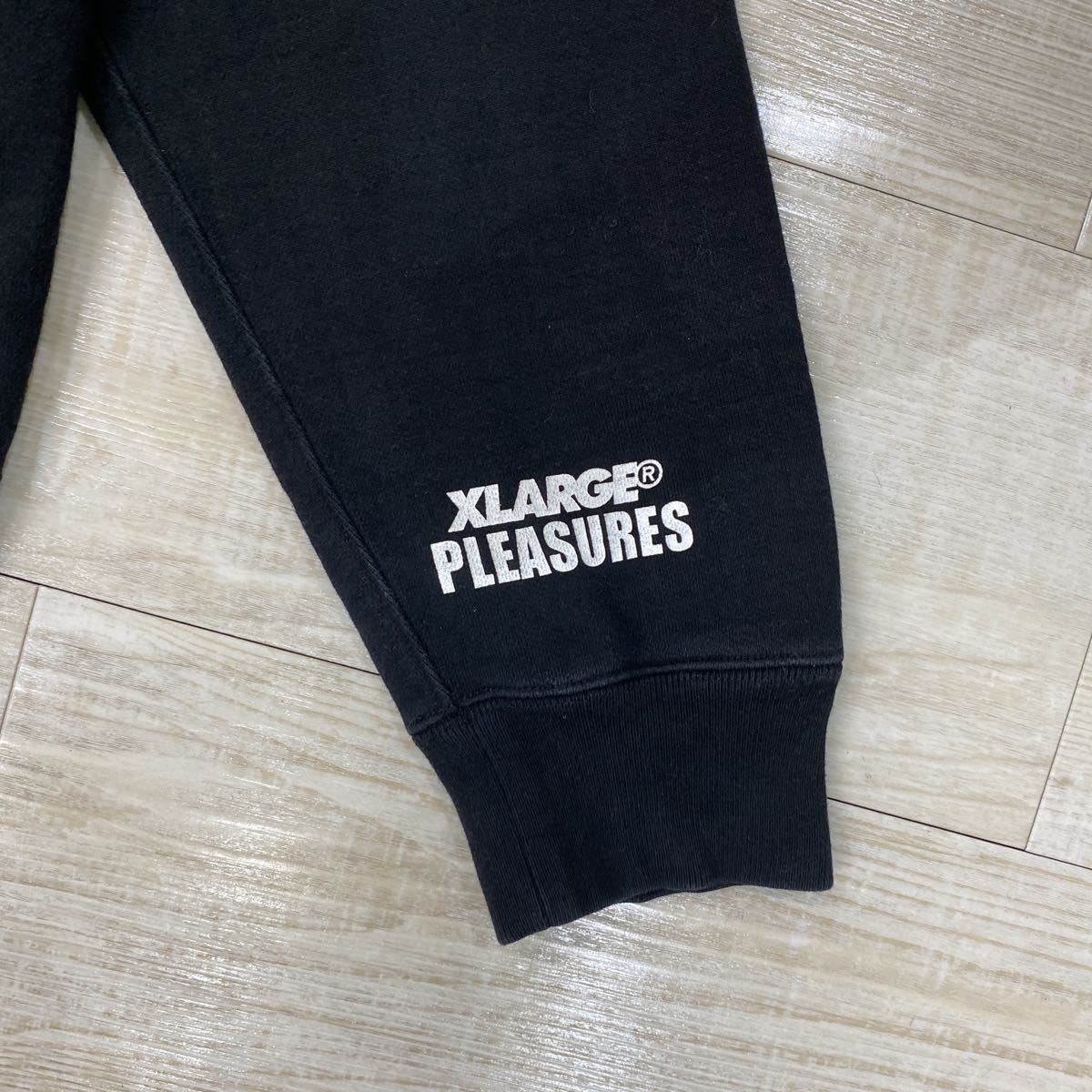 X LARGE × PLEASURES エクストララージ プレジャーズ THE GERMS ザ ジャームズ RIP DARBY ダービー PULLOVER HOODED SWEAT サイズ L_画像3