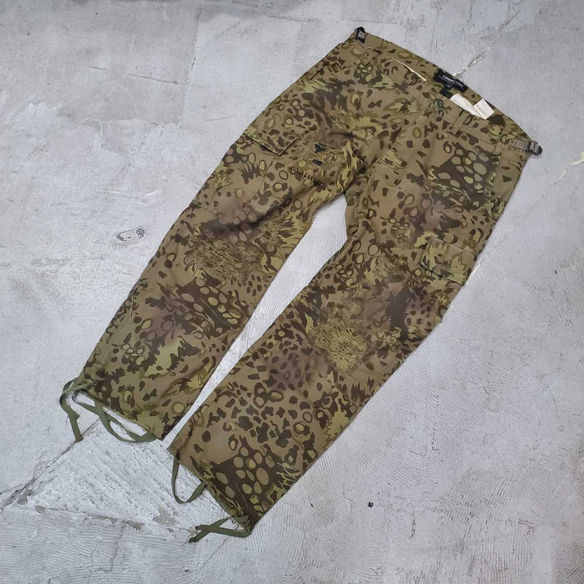 高質 CONNECTERS コネクターズ pants 迷彩 パンツ カーゴ 加工 リペア