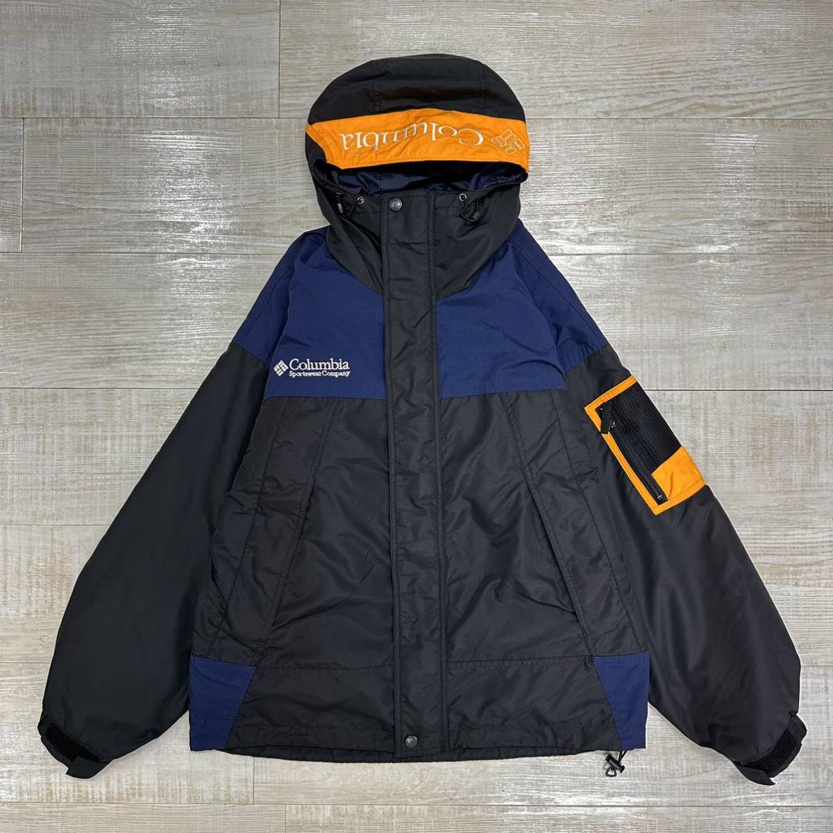 90s Vintage Columbia コロンビア challenger チャレンジャー 3way マウンテン ジャケット フリース ライナー付き size MEN'S M / JAPAN L_画像1