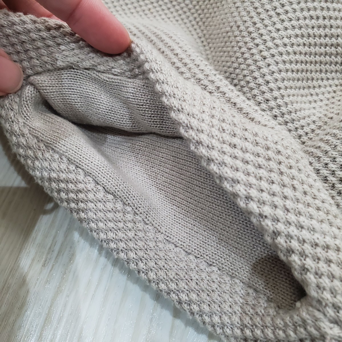 crepusculekreps cue ruMoss Stitch Cardigan Moss stitch cardigan cotton knitted cardigan feather weave size 1