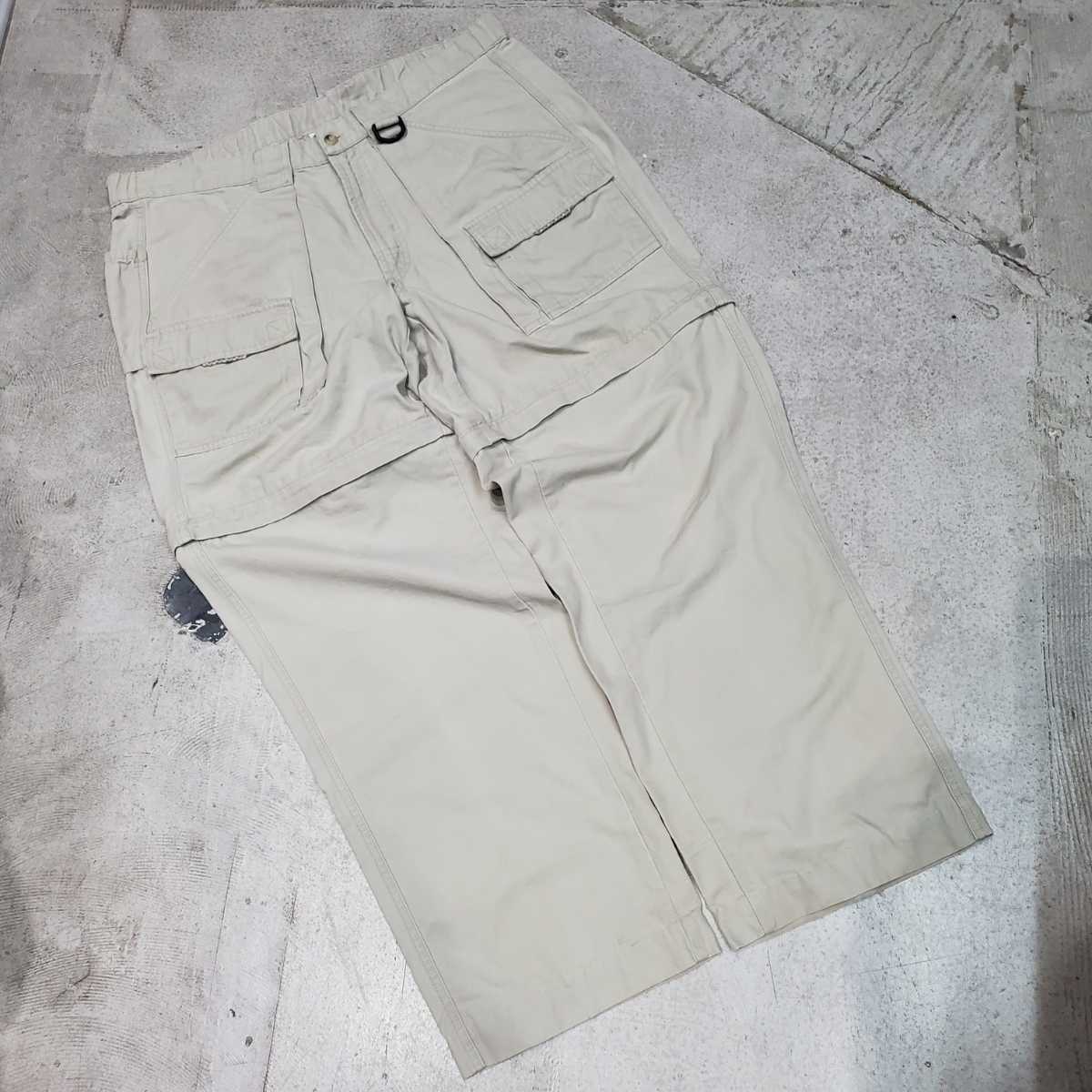 90s Columbia コロンビア PFG フィッシング 2way パンツ PANT_画像1