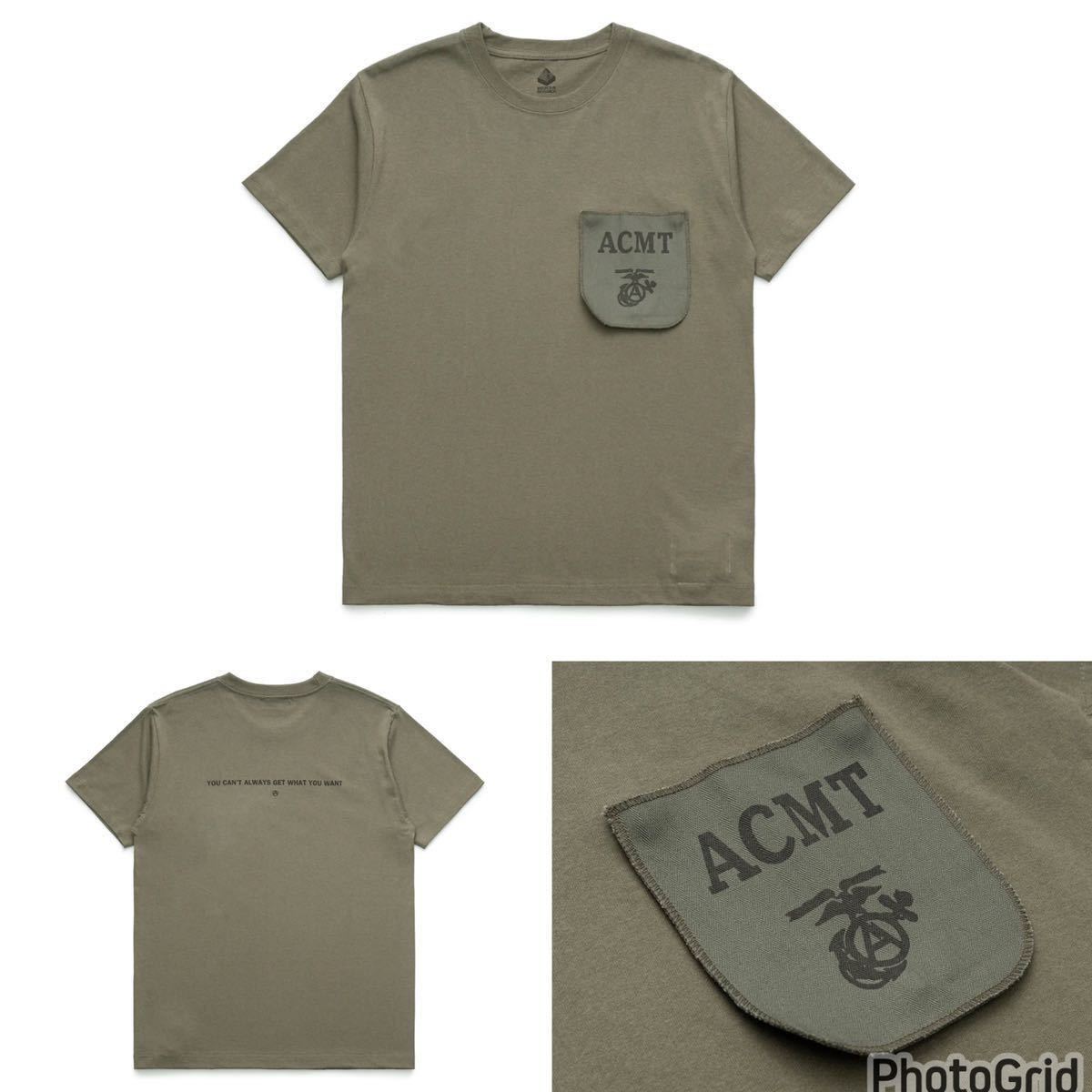 MOUNTAIN RESEARCH アーミーヘリンボーンポケット Tシャツ 3480 ACMTカーキ サイズ L マウンテンリサーチ ポケットTシャツ 軍 支給品風_画像10